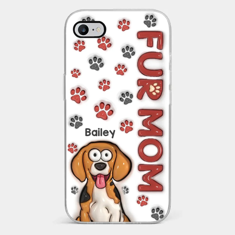 Pets Know How To Cheer You Up - Dog & Cat Personalized Custom 3D Inflated Effect Printed Clear Phone Case - Gift For Pet Owners, Pet Lovers