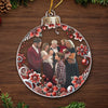 Custom Photo Heart Full Of Christmas Joy And Family Love - Family Personalized Custom Ornament - Acrylic Custom Shaped - Christmas Gift For Family Members