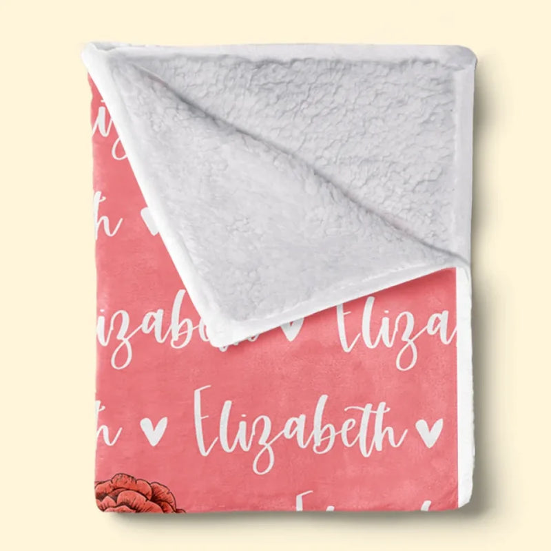 Kids Fill Our Hearts With Joy - Family Personalized Custom Blanket - Christmas Gift For Family Members