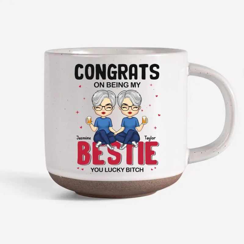 You Bring Out The Best In Me - Bestie Personalized Custom Printed Pottery Mug - Gift For Best Friends, BFF, Sisters