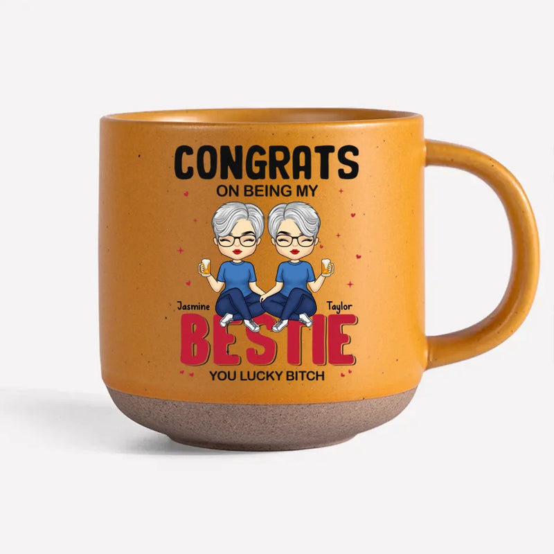 You Bring Out The Best In Me - Bestie Personalized Custom Printed Pottery Mug - Gift For Best Friends, BFF, Sisters