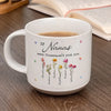 A Garden Of Love Grows In A Grandmother’s Heart - Family Personalized Custom Printed Pottery Mug - Gift For Mom, Grandma