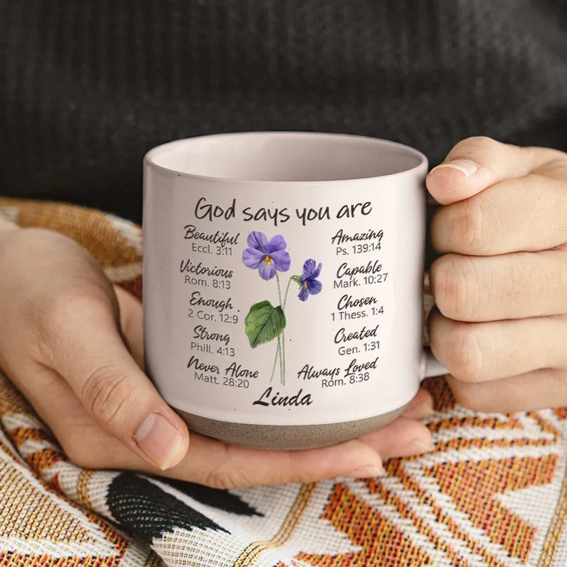 You Make Every Day Brighter Just By Being You - Bestie Personalized Custom Printed Pottery Mug - Gift For Best Friends, BFF, Sisters