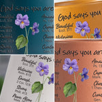 Custom Name Christian Affirmation Gifts - Personalized Pottery Mug