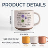 You Make Every Day Brighter Just By Being You - Bestie Personalized Custom Printed Pottery Mug - Gift For Best Friends, BFF, Sisters