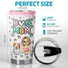 With You, I’m Never Alone - Dog Personalized Custom 3D Inflated Effect Printed Tumbler - Gift For Pet Owners, Pet Lovers