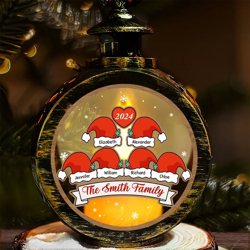 The Best Part Of Christmas - Family Personalized Custom Candlelight Lantern Ornament - Christmas Gift For Family Members