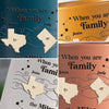 Family Is Not Defined By Distance, But By Love - Family Personalized Custom Printed Pottery Mug - Christmas Gift For Family Members