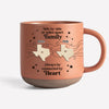 Family Is Not Defined By Distance, But By Love - Family Personalized Custom Printed Pottery Mug - Christmas Gift For Family Members