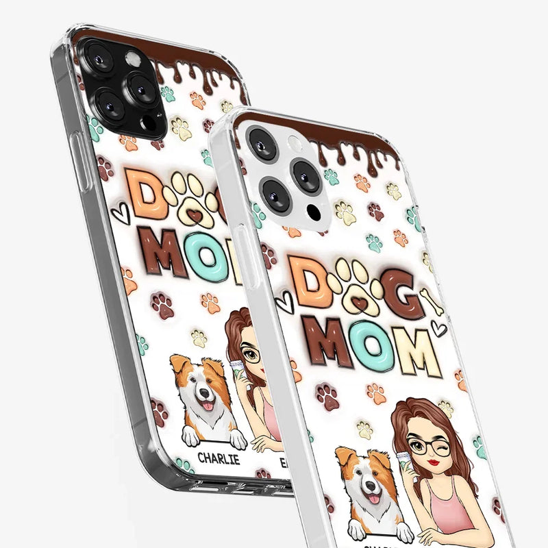 Life Is Better With A Wagging Tail By My Side - Dog & Cat Personalized Custom 3D Inflated Effect Printed Clear Phone Case - Gift For Pet Owners, Pet Lovers