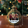 Custom Photo Home Is Where Our Story Begins - Family Personalized Custom Candlelight Lantern Ornament - Christmas Gift For Family Members
