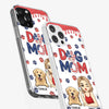 Cuddling With My Furry Happiness - Dog & Cat Personalized Custom 3D Inflated Effect Printed Clear Phone Case - Gift For Pet Owners, Pet Lovers