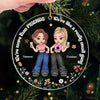 We're More Than Friends - Bestie Personalized Custom Ornament - Acrylic Custom Shaped - Christmas Gift For Best Friends, BFF, Sisters