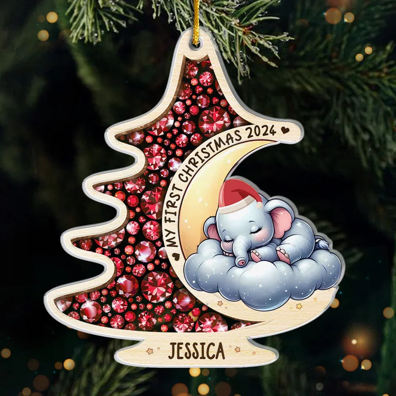 A Baby’s First Christmas Is Full Of Magic, Memories And Love - Family Personalized Custom Ornament - Acrylic Custom Shaped - Christmas Gift For Baby Kids, Newborn Baby, First Christmas