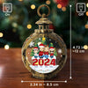 Keep Calm And Have A Merry Christmas - Family Personalized Custom Candlelight Lantern Ornament - Christmas Gift For Family Members