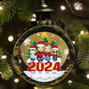 Keep Calm And Have A Merry Christmas - Family Personalized Custom Candlelight Lantern Ornament - Christmas Gift For Family Members