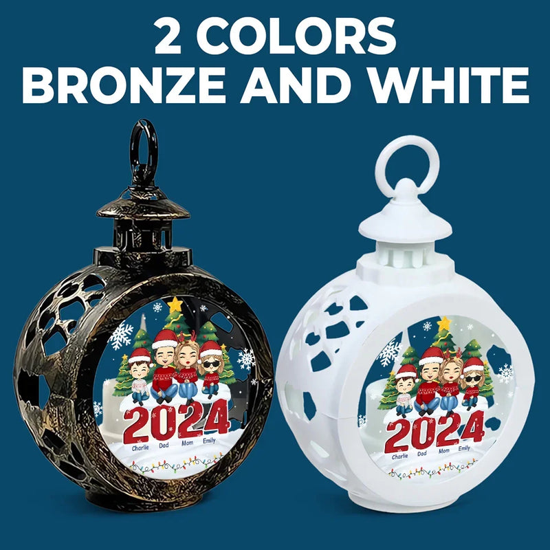 Keep Calm And Have A Merry Christmas - Family Personalized Custom Candlelight Lantern Ornament - Christmas Gift For Family Members