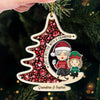 A Grandchild Is The Tinsel On The Christmas Tree Of Life - Family Personalized Custom Ornament - Acrylic Custom Shaped - Christmas Gift For Grandma, Grandkid