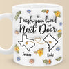 Long Distance Far Away, But Never Too Far To Care - Bestie Personalized Custom 3D Inflated Effect Printed Mug - Gift For Best Friends, BFF, Sisters
