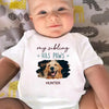Custom Photo Memories Are Made With Furry Friends And Little Giggles - Dog & Cat Personalized Custom Baby Onesie - Baby Shower Gift, Gift For Pet Owners, Pet Lovers