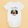 Custom Photo Memories Are Made With Furry Friends And Little Giggles - Dog & Cat Personalized Custom Baby Onesie - Baby Shower Gift, Gift For Pet Owners, Pet Lovers