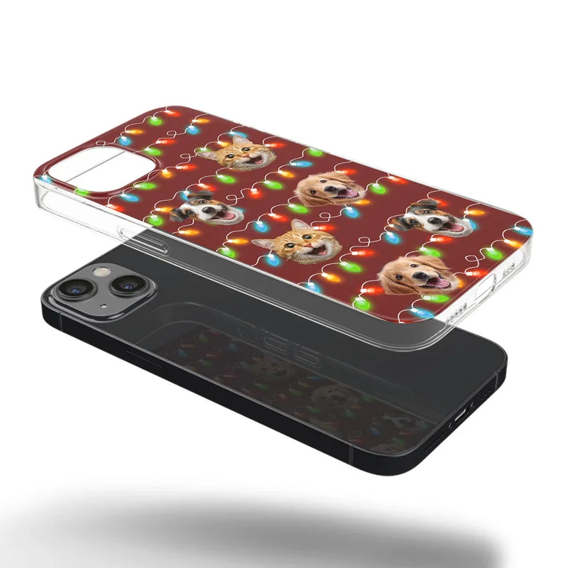 Custom Photo Pet’s Love Is Unconditional And Pure - Dog & Cat Personalized Custom Clear Phone Case - Christmas Gift For Pet Owners, Pet Lovers