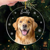 Custom Photo Furry And Festive - Dog & Cat Personalized Custom Ornament - Acrylic Custom Shaped - Christmas Gift For Pet Owners, Pet Lovers