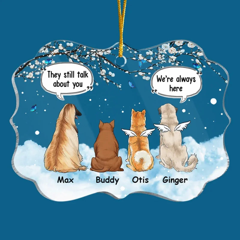 Forever In My Heart - Memorial Personalized Custom Ornament - Acrylic Benelux Shaped - Christmas Gift, Sympathy Gift For Pet Owners, Pet Lovers