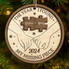 You’re The Joy In My Holiday Season - Couple Personalized Custom Ornament - Wood Custom Shaped - Christmas Gift For Husband Wife, Anniversary