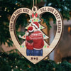 With You, Every Moment Is Special - Couple Personalized Custom Ornament - Wood Custom Shaped - Christmas Gift For Husband Wife, Anniversary