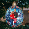 Custom Photo Christmas Good Cheer Is Found With Family - Family Personalized Custom Ornament - Wood Custom Shaped - Christmas Gift For Family Members