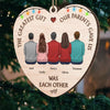 Siblings Are The Best Gift Santa Could Ever Bring - Family Personalized Custom Ornament - Wood Custom Shaped - Christmas Gift For Family Members, Siblings, Brothers, Sisters