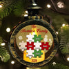 Lighting Up The Holiday Season - Family Personalized Custom Candlelight Lantern Ornament - Christmas Gift For Family Members
