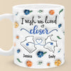 No Distance Can Dim The Light Of Our Friendship - Bestie Personalized Custom 3D Inflated Effect Printed Mug - Gift For Best Friends, BFF, Sisters