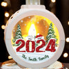 Family Is Our Warmest Blessing - Family Personalized Custom Candlelight Lantern Ornament - Christmas Gift For Family Members
