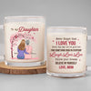 Follow Your Dreams, Believe In Yourself - Family Personalized Custom Glass Mug - Gift For Mom, Daughter