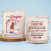 Follow Your Dreams, Believe In Yourself - Family Personalized Custom Glass Mug - Gift For Mom, Daughter