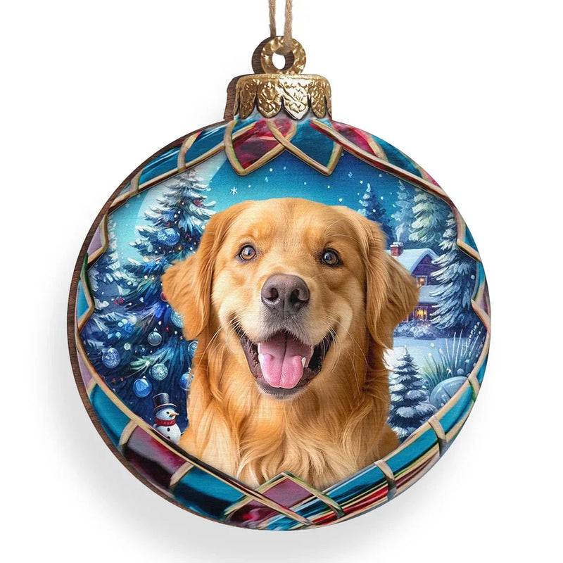 Custom Photo Pets Make Our Lives Whole - Dog & Cat Personalized Custom Ornament - Wood Custom Shaped - Christmas Gift For Pet Owners, Pet Lovers