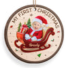 Custom Photo Your First Christmas Is A Gift We’ll Cherish Forever - Family Personalized Custom Ornament - Wood Custom Shaped - Christmas Gift For Baby Kids, Newborn Baby, First Christmas