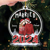 You're My Today And All Of My Tomorrows - Couple Personalized Custom Ornament - Acrylic Custom Shaped - Christmas Gift For Husband Wife, Anniversary