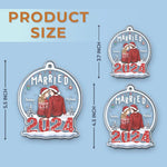 Custom Name Christmas Couple Gifts - Personalized Ornament