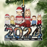 Custom Family Name Christmas Gifts - Personalized Ornament