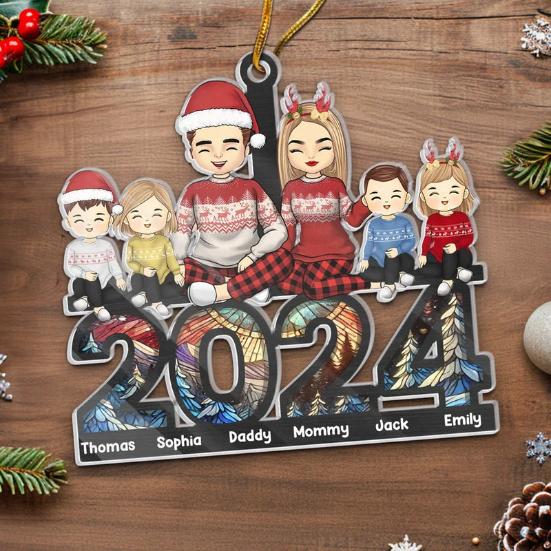 May All Your Christmas Wishes Come True - Family Personalized Custom Ornament - Acrylic Custom Shaped - Christmas Gift For Family Members