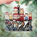 Custom Family Name Christmas Gifts - Personalized Ornament