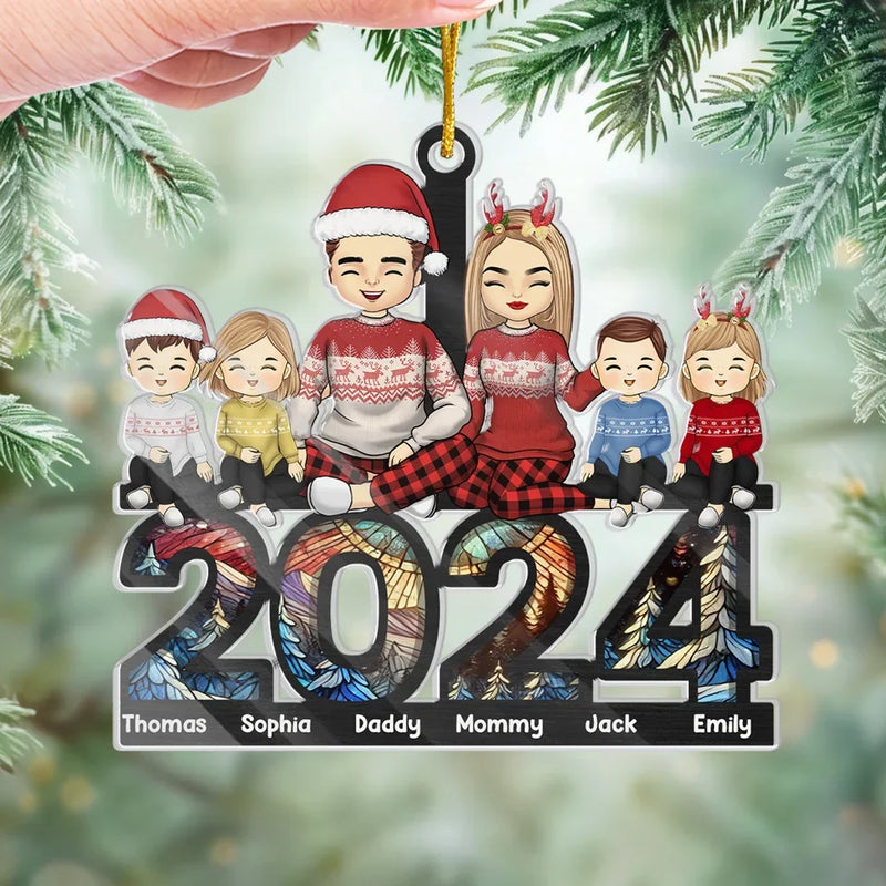 May All Your Christmas Wishes Come True - Family Personalized Custom Ornament - Acrylic Custom Shaped - Christmas Gift For Family Members