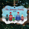 My Favorite Part Of Christmas Is Family - Family Personalized Custom Ornament - Wood Benelux Shaped - Christmas Gift For Family Members