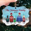My Favorite Part Of Christmas Is Family - Family Personalized Custom Ornament - Wood Benelux Shaped - Christmas Gift For Family Members