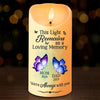 This Light Remains As A Loving Memory - Memorial Personalized Custom LED Candle - Christmas Gift, Sympathy Gift For Family Members
