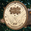 You’re The Joy In My Holiday Season - Couple Personalized Custom Ornament - Wood Custom Shaped - New Arrival, Christmas Gift For Husband Wife, Anniversary AMZ