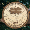 You’re The Joy In My Holiday Season - Couple Personalized Custom Ornament - Wood Custom Shaped - New Arrival, Christmas Gift For Husband Wife, Anniversary AMZ